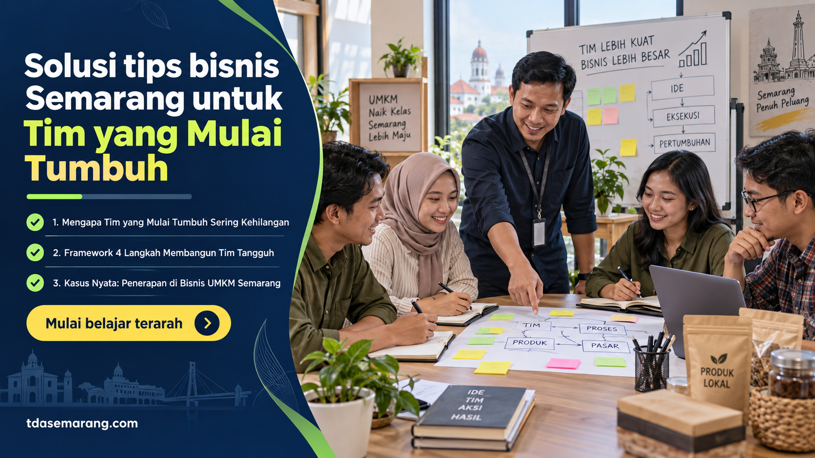 Solusi tips bisnis Semarang untuk Tim yang Mulai Tumbuh